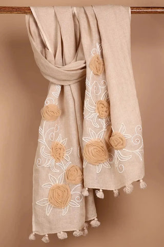 Our dupattas & stoles come in a mix of linen, cotton and silk, blending comfort and style; while our shawls bring a pop of colour in soft Pashmina and semi-Pashmina, ideal for cooler seasons.