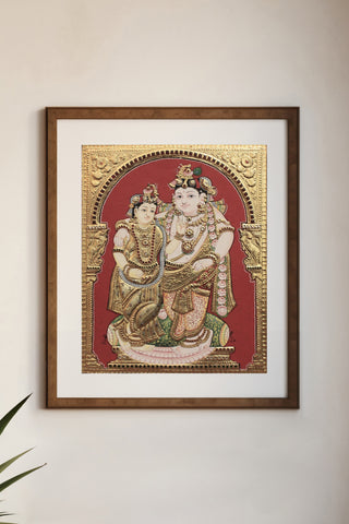Radhe Krishna Tanjore Painting