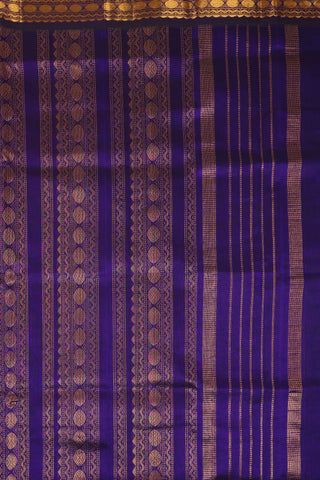 Orange-Pink Handwoven Silk Cotton Kanchipuram saree