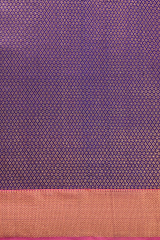 Navy Blue Kanchipuram Pure Silk Saree