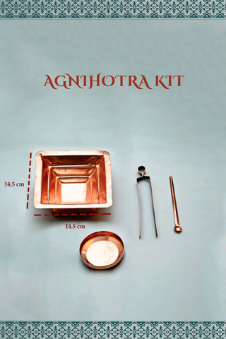 Agnihotra Kit (with/without Cow-dung cakes)
