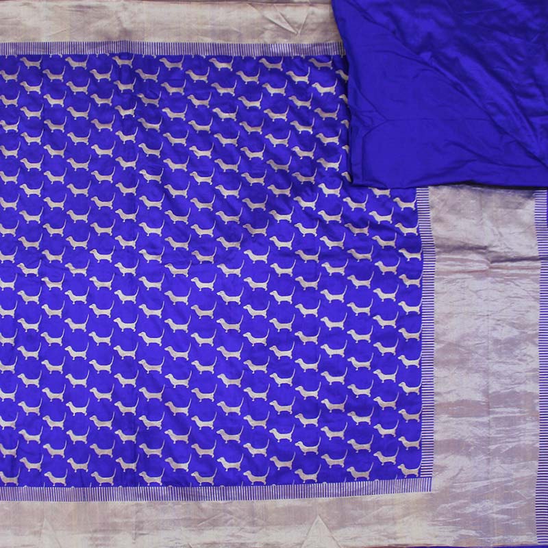 InkBlue Kanchipuram Handloom saree