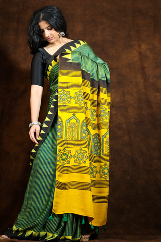 Ajrakh Sarees