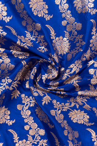 Blue Banarasi Silk saree