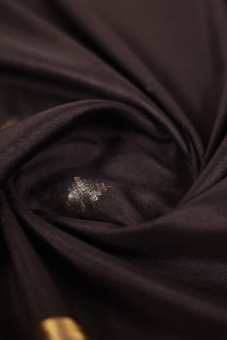 Black Uppada Jamdani Silk Saree with Dual-Tone Zari Motifs – Shop now for this Uppada silk saree online.