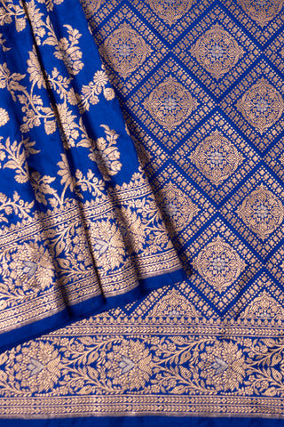 Blue Banarasi Silk saree