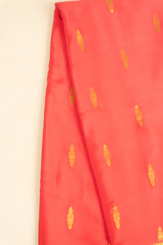 Traditional Coral Mysore Silk Saree with Rich Zari Work