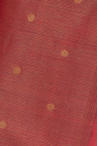 Elegant Maroon kanjivaram Silk Saree with Intricate Gold Zari