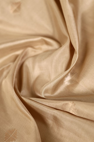 Beige Uppada Jamdani Saree with Geometric and Floral Weave – Shop now for this Uppada silk saree online.