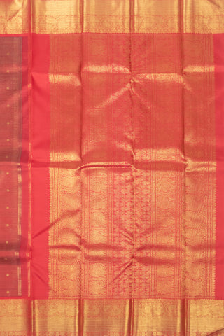 Elegant Maroon kanjivaram Silk Saree with Intricate Gold Zari