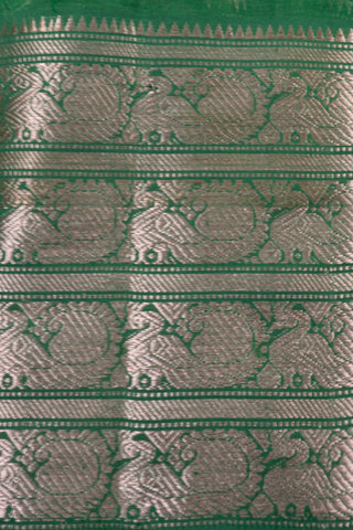 Green Mangalgiri Cotton saree