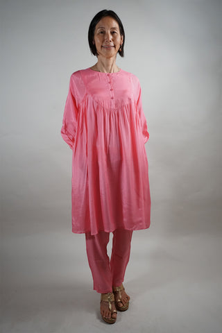 Pink Muslin Coord Set – Effortless Elegance in Every Thread