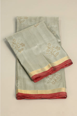 Sage Green Uppada Pure Silk Saree with Handloom Weave – Shop now for this Uppada silk saree online.