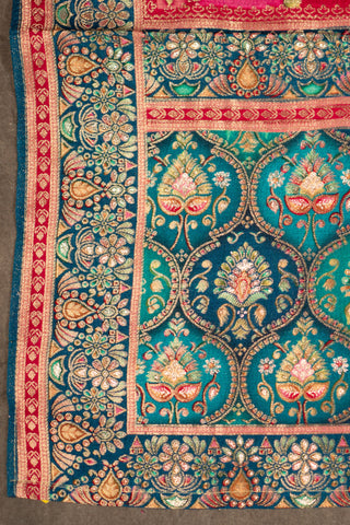 Printed Banarasi Dola silk dupatta	