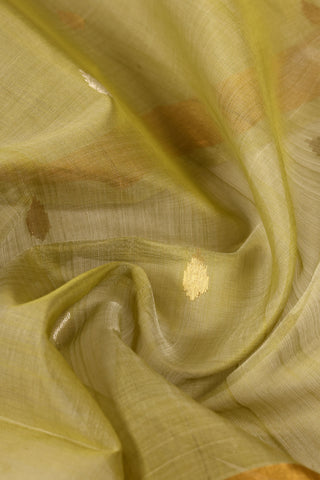 Pistachio Green Uppada Silk Saree with Gold & Silver Zari Buttas and Geometric Floral Pallu – Shop now for this Uppada silk saree online.