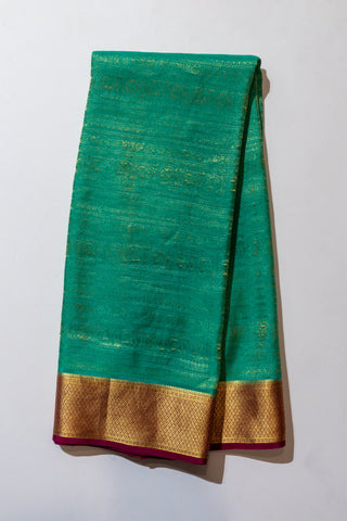 Elegant Mysore Silk Crepe Saree with Zari Border