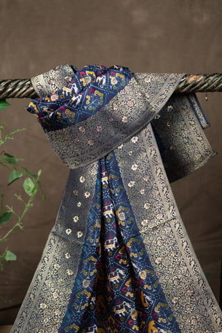 Banarasi Patola print Dola silk dupatta	
