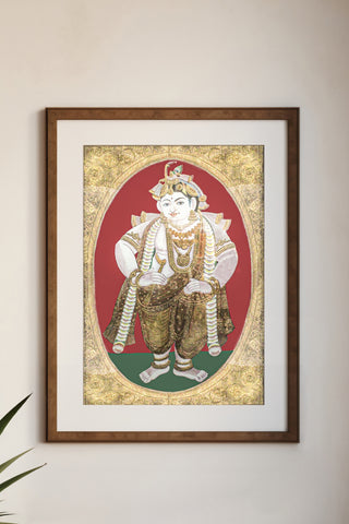 Krishna full Tanjore Art piece