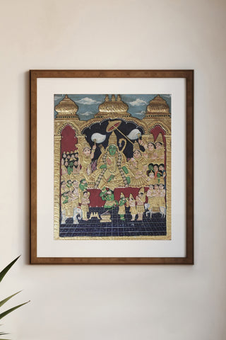Lord Rama Darbar Tanjore Painting