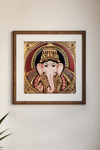 Lord Ganesha Tanjore Art