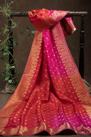 Banarasi art silk dupattas with gold zari weaving collection