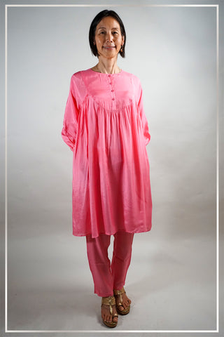 Pink Muslin Coord Set – Effortless Elegance in Every Thread