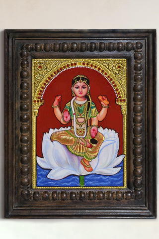 Narayani Bala Tripura Sundari Tanjore Painting