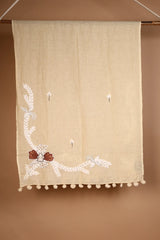 Cream Linen Stole