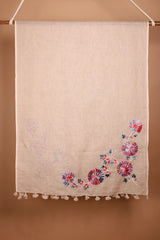 Dusty Beige  Linen Stole