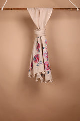 Dusty Beige  Linen Stole