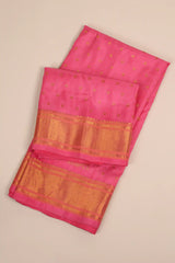 Pink Pure Silk Saree