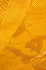 Mustard Yellow Jamdani Bhagalpuri Matka Silk Saree