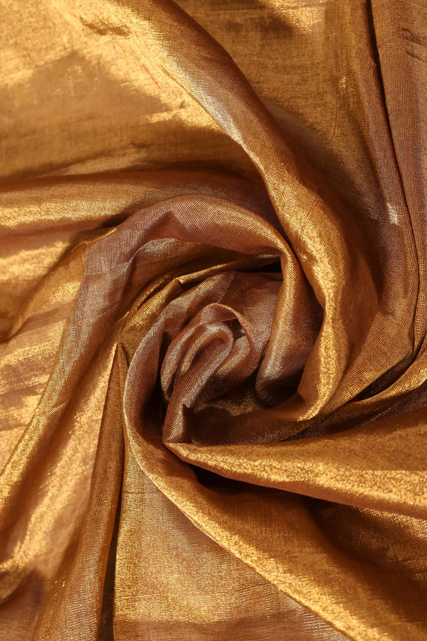 Golden Chanderi Tissue Saree