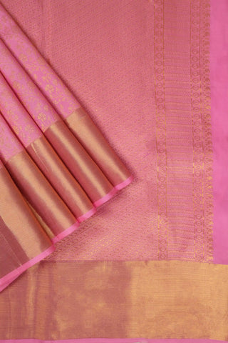 Light Pink Kanchipuram Silk Saree