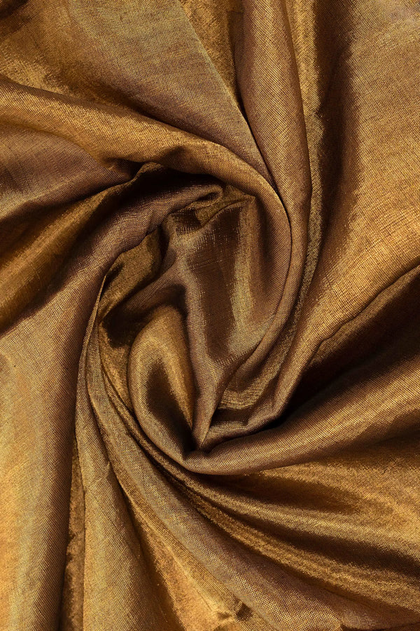 Golden Chanderi Tissue Saree