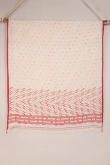 Off-White Jamdani Handloom Saree