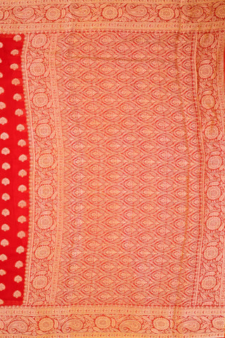 Red Banarasi Georgette Saree