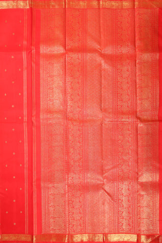 Bright Red Kanjivaram Saree