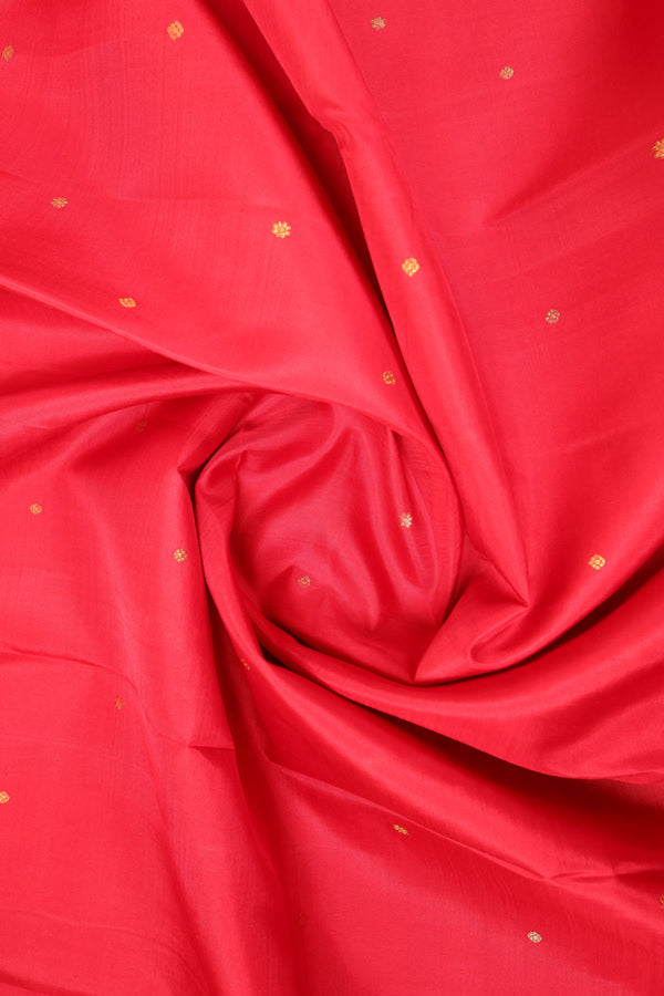 Maroon-Red Kanjivaram Saree