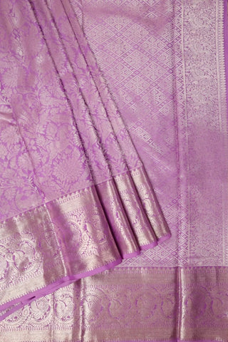 Mauve Kanjivaram Silk Saree (inspired by Shreya Ghoshal's Saree)