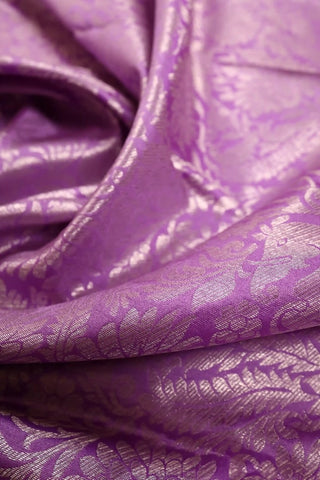 Mauve Kanjivaram Silk Saree (inspired by Shreya Ghoshal's Saree)