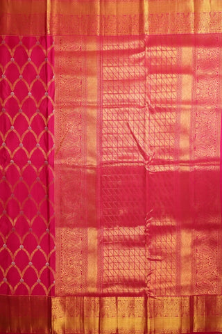 Royal Radiance: Pink Kanchipuram Silk Saree (inspired by Alia Bhatt's Saree)