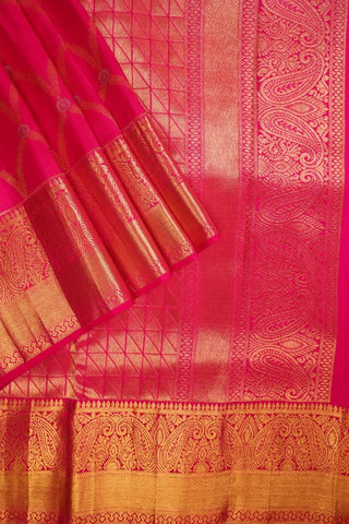 Royal Radiance: Pink Kanchipuram Silk Saree (inspired by Alia Bhatt's Saree)