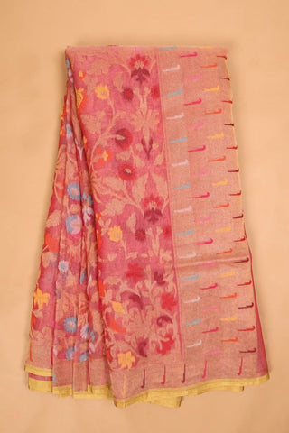 Light Pink Banarasi Saree