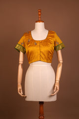 Golden Yellow silk blouse