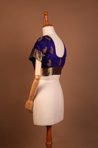 Indigo Infusion silk blouse