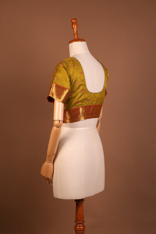 Mehendi majesty silk blouse