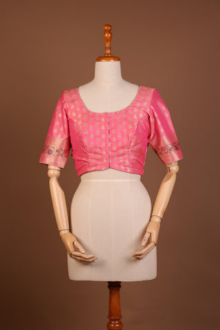 Pink whisper silk cotton blouse