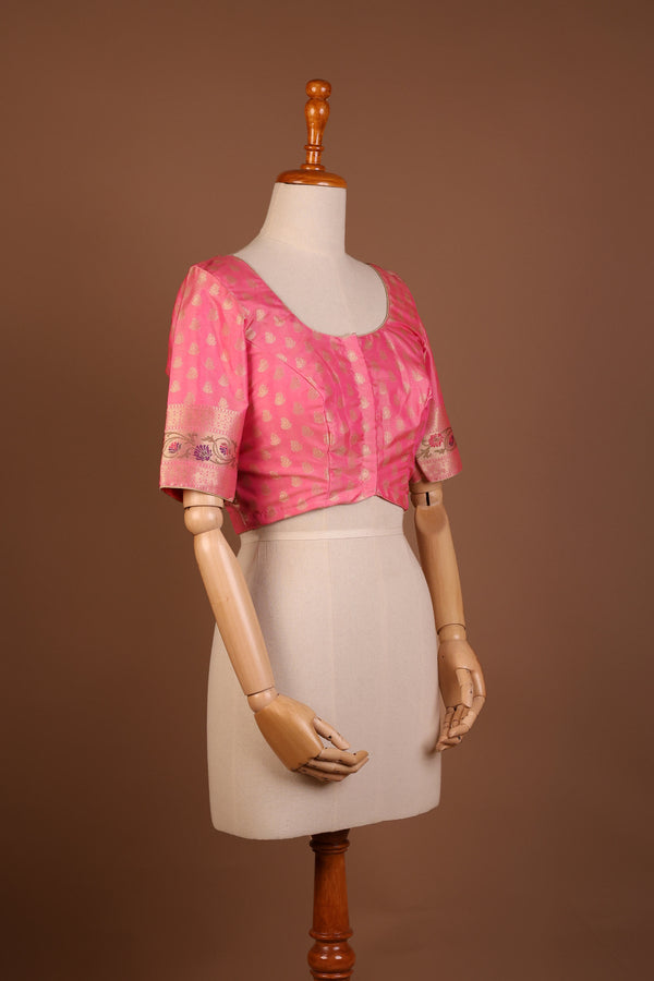 Pink whisper silk cotton blouse