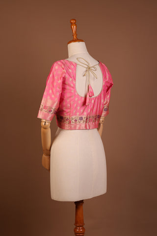 Pink whisper silk cotton blouse